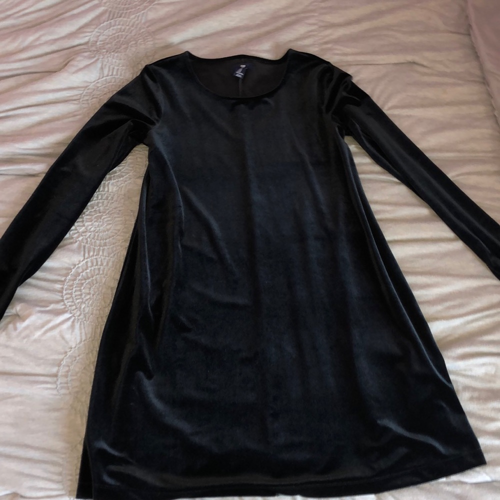 black velvet dress